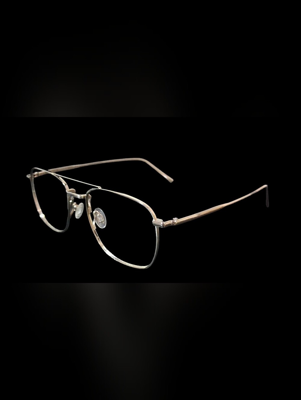 Warby Parker Gus W Eyeglasses Square Ion Plated Titanium Unisex Made In Japan